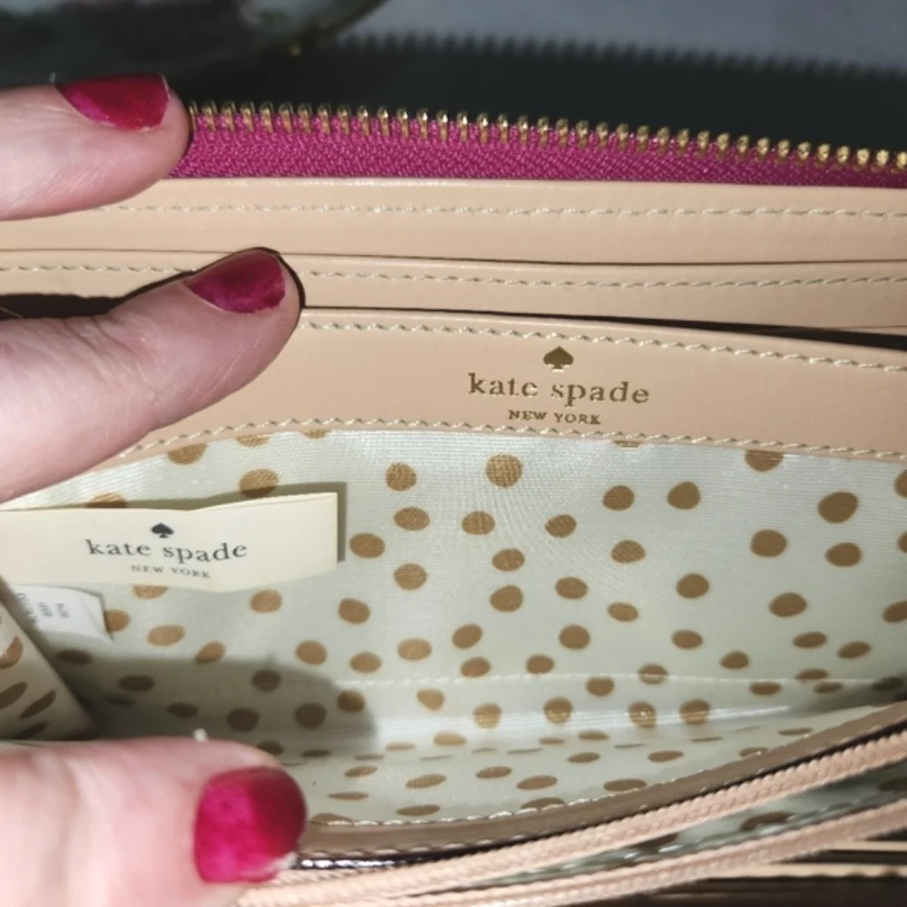 Kate Spade Alessa Satchel Bag Set with Full-size Wallet & Dust Bag Pink